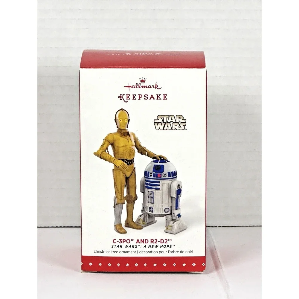 Hallmark Keepsake C-3PO and R2-D2 Star Wars A New Hope QX9219